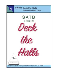 Deck the Halls  SATB choral sheet music cover Thumbnail